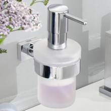 Soporte con dosificador Grohe Essentials Cube