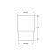 Soporte con Vaso de cristal Essentials Cube Grohe