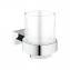 Soporte con Vaso de cristal Essentials Cube Grohe