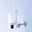 Soporte con Vaso de cristal Essentials Cube Grohe