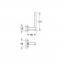 Portarrollos de pared Essentials Cube Grohe