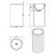 Lavabo con pedestal WCA