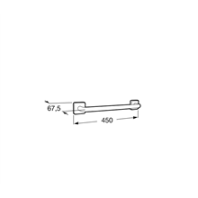 Toallero 40cm Victoria Roca