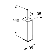 Escobillero de pared Select Roca