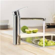 Grifo de fregadero Grohe Eurostyle Cosmopolitan Cromado 140º 