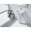 Lavabo con pedestal Meridian 45x42cm Roca