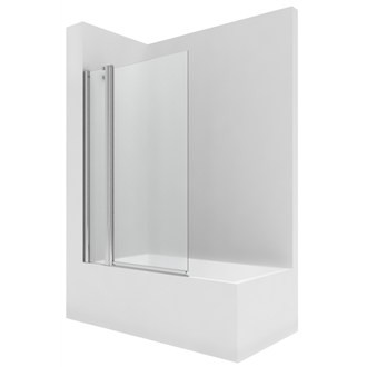 Mampara abatible + fijo de ba&ntilde;era 100cm Victoria Roca