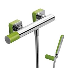 Kit de ducha Verde TRES LOFT