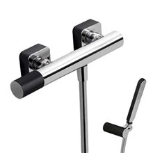 Kit de ducha Negro TRES LOFT