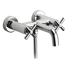Grifo de bañera-ducha bimando exterior Loft Roca