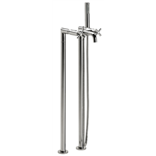 Grifo de bañera-ducha bimando suelo Loft Roca