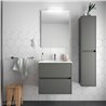 Mueble 60cm Gris Mate de 2 cajones SALGAR NOJA