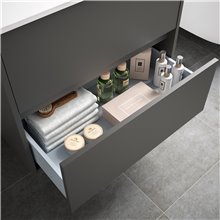 Mueble 71cm Gris Mate de 2 cajones SALGAR NOJA