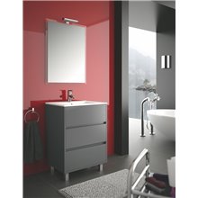 Mueble 61cm Gris Mate 3 cajones SALGAR ARENYS