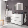 Mueble 101cm Blanco Brillo 3 cajones SALGAR ARENYS