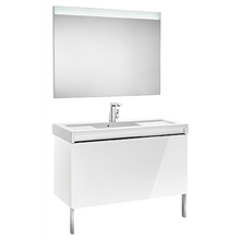 Pack mueble con lavabo blanco 110 cm Stratum-N Roca