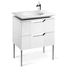 Mueble 65cm blanco y lavabo Kalahari Roca