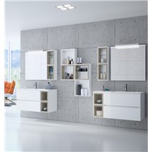 Mueble 80+25 cm 2 cajones huecos SALGAR FUSSION LINE