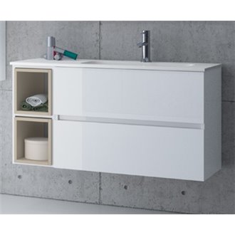 Mueble 80+25 cm 2 cajones huecos SALGAR FUSSION LINE