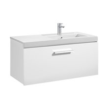 Mueble con lavabo un cajón blanco Prisma Roca