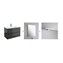 Conjunto ba&ntilde;o SALGAR FUSSION LINE 800 Gris Brillo