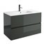 Conjunto ba&ntilde;o SALGAR FUSSION LINE 800 Gris Brillo