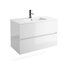 Conjunto ba&ntilde;o SALGAR FUSSION LINE 900 Blanco Brillo