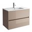 Conjunto ba&ntilde;o SALGAR FUSSION LINE 900 Taupe Brillo