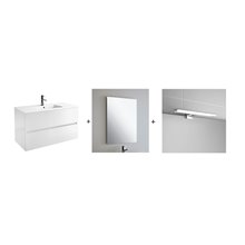 Conjunto baño SALGAR FUSSION LINE 1000 Blanco Brillo