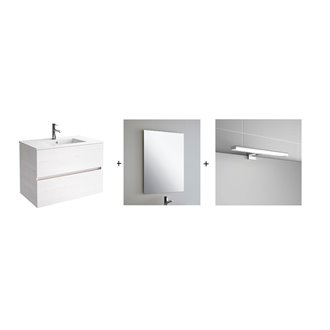 Conjunto ba&ntilde;o SALGAR FUSSION LINE 1000 Sbiancato