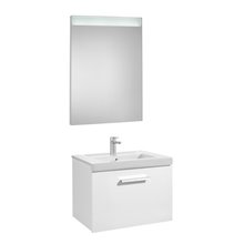 Pack mueble con lavabo un cajón 60 cm blanco Prisma Roca