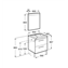 Pack mueble 60cm dos cajones blanco Prisma Roca