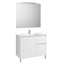 Pack mueble 100cm blanco Anima Roca