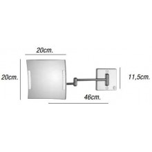 Espejo de aumento QUADRO LED 2