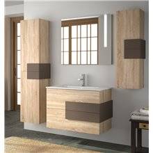 Mueble Roble/Moka Mate CRONOS SALGAR