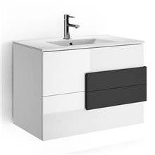 Mueble Blanco/Antracita Mate CRONOS SALGAR