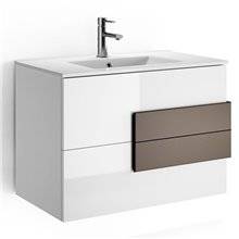 Mueble Blanco/Moka Mate CRONOS SALGAR