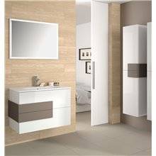 Mueble Blanco/Moka Mate CRONOS SALGAR