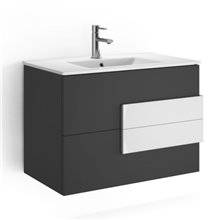 Mueble Antracita Mate/Blanco CRONOS SALGAR