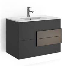 Mueble Gris Antracita/Moka Mate CRONOS SALGAR