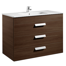 Mueble wenge 100cm 3 cajones Debba Roca