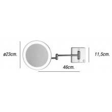 Espejo de aumento DISCOLO LED 2