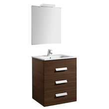 Pack mueble wenge 60cm 3 cajones Debba Roca