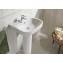 Lavabo con pedestal Debba 65x48cm Roca