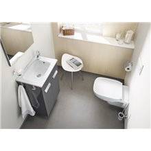 Mueble gris 70cm compacto con puertas Debba Roca