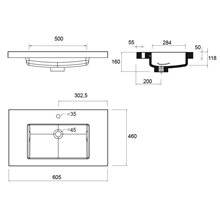 Lavabo para encastrar TOSCANA SALGAR