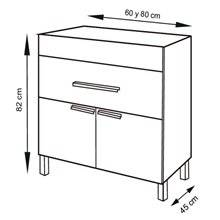 Mueble con lavabo Blanco brillo Bahía TEGLER