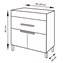 Mueble con lavabo Blanco brillo Bah&iacute;a TEGLER