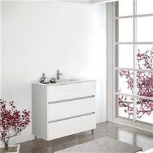 Mueble con lavabo Blanco brillo Imperia TEGLER