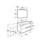 Mueble Pack blanco 90cm Victoria-N Roca